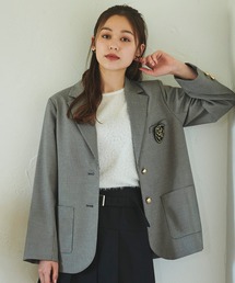 エンブレムワッペン付きジャケット