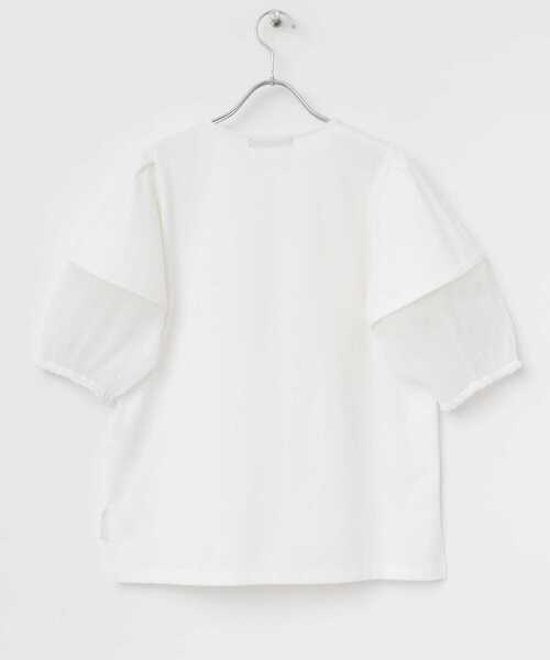 URBAN RESEARCH ROSSO WOMEN（アーバンリサーチ　ロッソ）の「シアードッキングカットブラウス（シャツ/ブラウス・レディース・ブラック/ホワイト・FREE）」の19枚目の写真