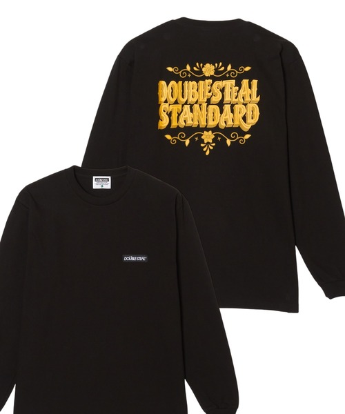 DOUBLE STEAL（ダブルスティール）の「ウエスタンロゴ 長袖Tシャツ（Tシャツ/カットソー・メンズ・ブラック/ホワイト/ダークブラウン・LARGE/MEDIUM/X-LARGE）」の2枚目の写真