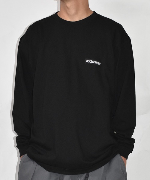 DOUBLE STEAL（ダブルスティール）の「ウエスタンロゴ 長袖Tシャツ（Tシャツ/カットソー・メンズ・ブラック/ホワイト/ダークブラウン・LARGE/MEDIUM/X-LARGE）」の13枚目の写真