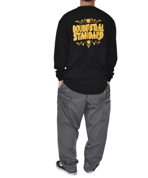 DOUBLE STEAL（ダブルスティール）の「ウエスタンロゴ 長袖Tシャツ（Tシャツ/カットソー・メンズ・ブラック/ホワイト/ダークブラウン・LARGE/MEDIUM/X-LARGE）」の17枚目の写真