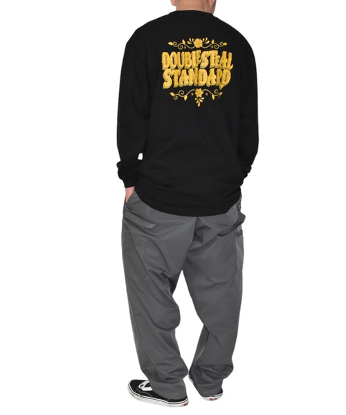 DOUBLE STEAL（ダブルスティール）の「ウエスタンロゴ 長袖Tシャツ（Tシャツ/カットソー・メンズ・ブラック/ホワイト/ダークブラウン・LARGE/MEDIUM/X-LARGE）」の19枚目の写真