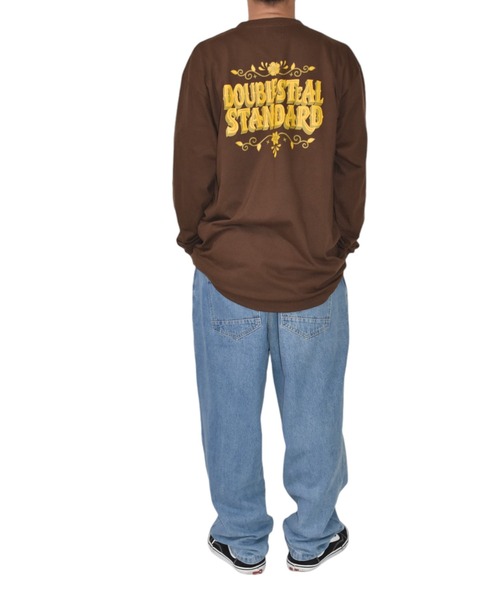 DOUBLE STEAL（ダブルスティール）の「ウエスタンロゴ 長袖Tシャツ（Tシャツ/カットソー・メンズ・ブラック/ホワイト/ダークブラウン・LARGE/MEDIUM/X-LARGE）」の21枚目の写真