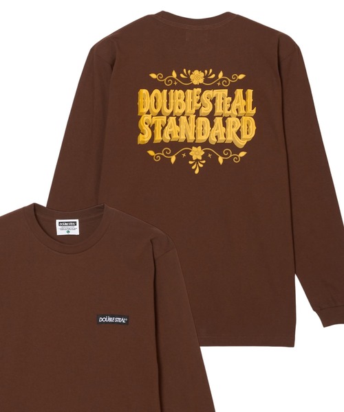 DOUBLE STEAL（ダブルスティール）の「ウエスタンロゴ 長袖Tシャツ（Tシャツ/カットソー・メンズ・ブラック/ホワイト/ダークブラウン・LARGE/MEDIUM/X-LARGE）」の22枚目の写真