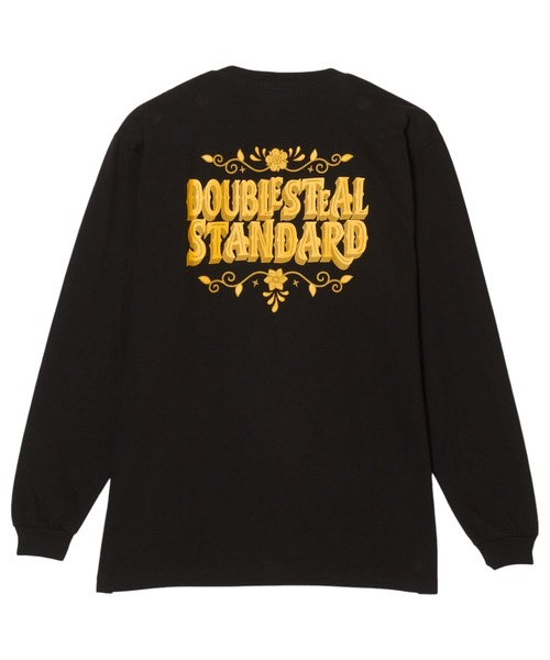 DOUBLE STEAL（ダブルスティール）の「ウエスタンロゴ 長袖Tシャツ（Tシャツ/カットソー・メンズ・ブラック/ホワイト/ダークブラウン・LARGE/MEDIUM/X-LARGE）」の6枚目の写真