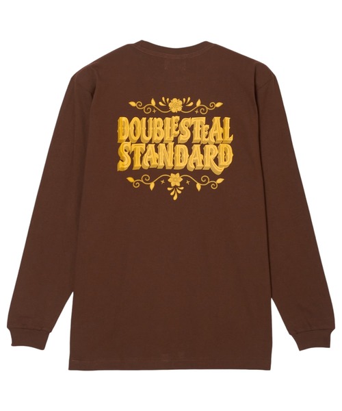 DOUBLE STEAL（ダブルスティール）の「ウエスタンロゴ 長袖Tシャツ（Tシャツ/カットソー・メンズ・ブラック/ホワイト/ダークブラウン・LARGE/MEDIUM/X-LARGE）」の8枚目の写真
