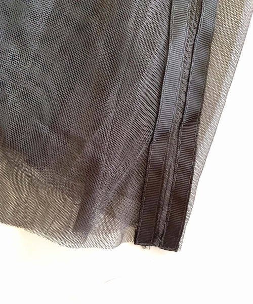 Q（キュー）の「デニムドッキングチュールスカート（スカート・レディース・ブラック・MEDIUM）」の7枚目の写真