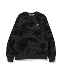 A BATHING APE（アベイシングエイプ）の「LAYERED LINE CAMO CREWNECK（スウェット・メンズ）」