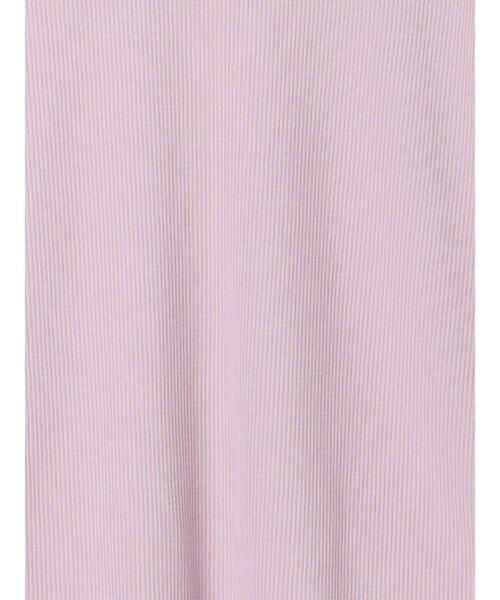 ehka sopo（エヘカソポ）の「リボン刺繍カットソー（Tシャツ/カットソー・レディース・オフホワイト/ブラック/キナリ/ラベンダー・F）」の12枚目の写真