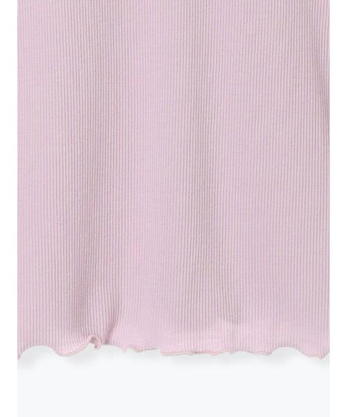 ehka sopo（エヘカソポ）の「リボン刺繍カットソー（Tシャツ/カットソー・レディース・オフホワイト/ブラック/キナリ/ラベンダー・F）」の10枚目の写真