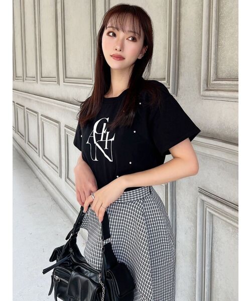 RESEXXY（リゼクシー）の「ビッグロゴTシャツ（Tシャツ/カットソー・レディース・ホワイト/ブルー/ブラック・FREE）」の9枚目の写真