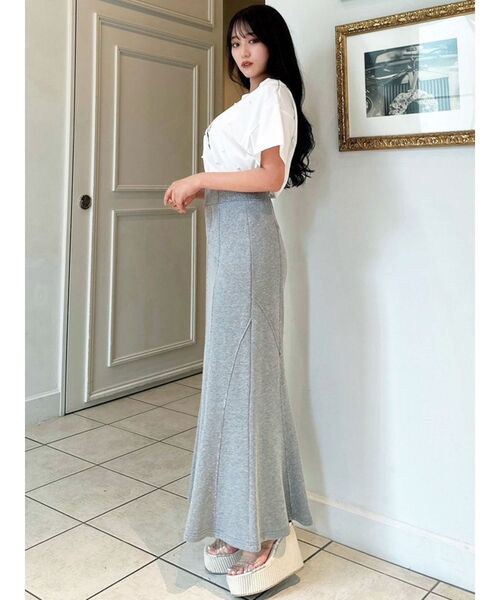 RESEXXY（リゼクシー）の「ビッグロゴTシャツ（Tシャツ/カットソー・レディース・ホワイト/ブルー/ブラック・FREE）」の16枚目の写真