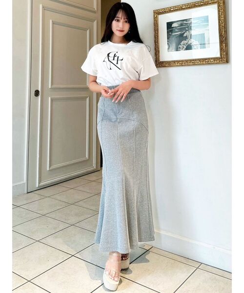 RESEXXY（リゼクシー）の「ビッグロゴTシャツ（Tシャツ/カットソー・レディース・ホワイト/ブルー/ブラック・FREE）」の17枚目の写真