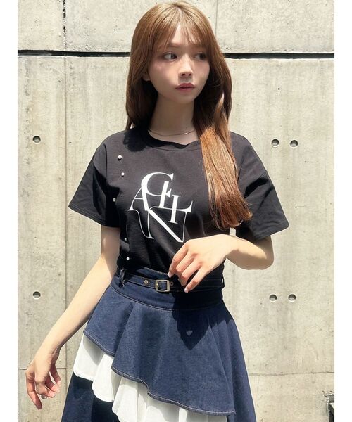 RESEXXY（リゼクシー）の「ビッグロゴTシャツ（Tシャツ/カットソー・レディース・ホワイト/ブルー/ブラック・FREE）」の20枚目の写真