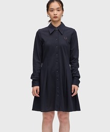【フレッドペリー】シャツワンピース Woven Shirt Dress FRED PERRY（フレッドペリー）の「Woven Shirt Dress（シャツ