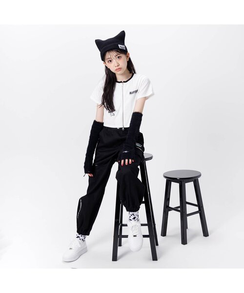 algy（アルジー）の「ねこみみニット帽（ニットキャップ/ビーニー・キッズ・ブラック/サックスブルー・FREE）」の3枚目の写真