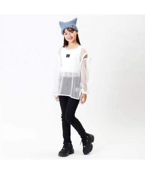 algy（アルジー）の「ねこみみニット帽（ニットキャップ/ビーニー・キッズ・ブラック/サックスブルー・FREE）」の12枚目の写真