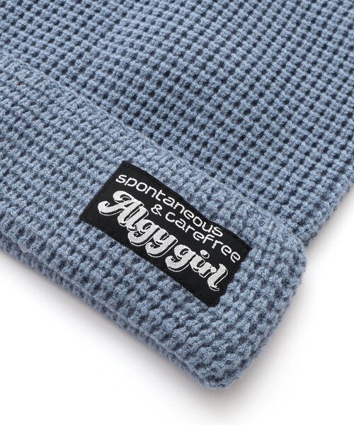 algy（アルジー）の「ねこみみニット帽（ニットキャップ/ビーニー・キッズ・ブラック/サックスブルー・FREE）」の18枚目の写真