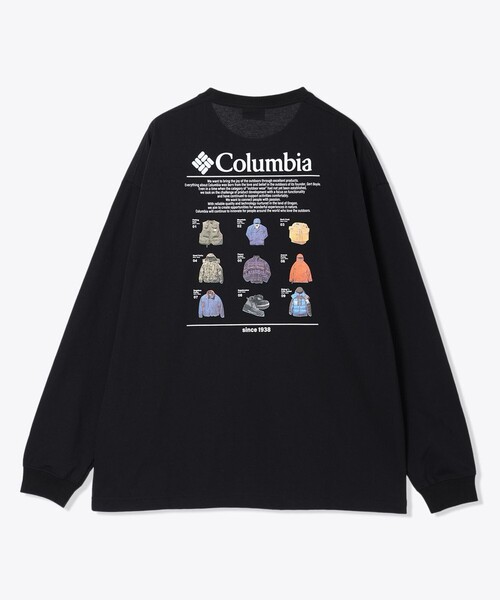 Columbia（コロンビア）の「Columbia／ロストブルック ロングスリーブグラフィックTシャツ／コロンビア／長袖Tシャツ／速乾／UVカット（Tシャツ/カットソー・レディース・ホワイト/グリーン/ブラック/ブラウン・L/M/S/XS/XL）」の7枚目の写真