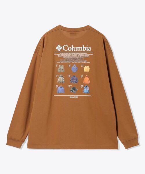 Columbia（コロンビア）の「Columbia／ロストブルック ロングスリーブグラフィックTシャツ／コロンビア／長袖Tシャツ／速乾／UVカット（Tシャツ/カットソー・レディース・ホワイト/グリーン/ブラック/ブラウン・L/M/S/XS/XL）」の19枚目の写真