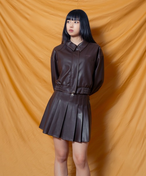 Subciety(サブサエティ)の「FAKE LEATHER MINI SKIRT【WOMEN】(スカート・レディース・ブラック/ブラウン・SMALL/MEDIUM)」の18枚目の写真