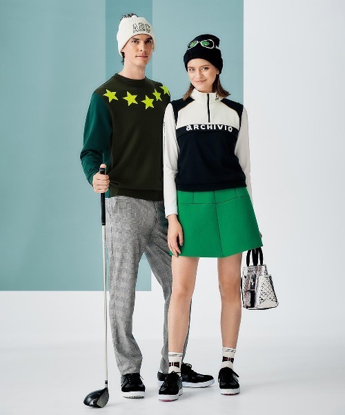 セール】<LADIES>ハーフジップハイネックベスト【2024年秋冬】（ベスト