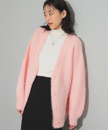 Ray BEAMS | ソフト シャギー Vネック カーディガン(カーディガン/ボレロ)