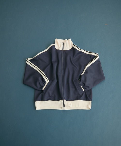 オーバーサイズダブルライントラックジャケット/セットアップ着用可能