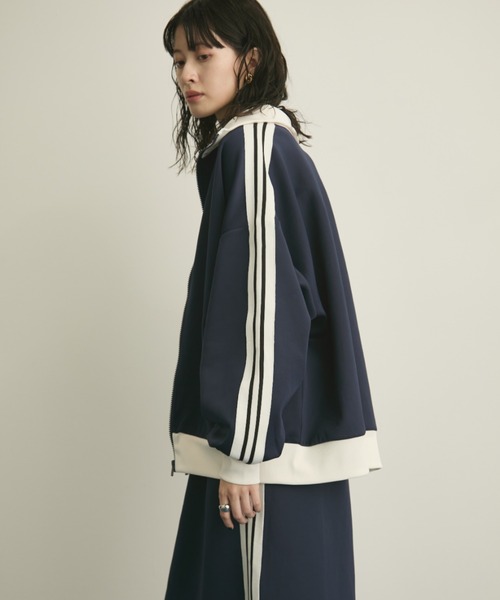 オーバーサイズダブルライントラックジャケット/セットアップ着用可能
