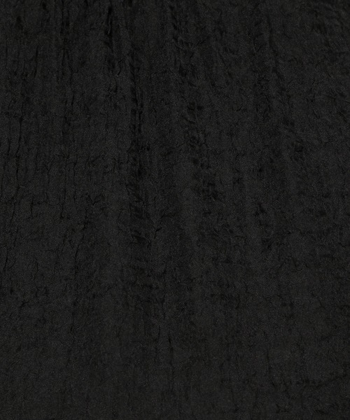 mysty woman(ミスティウーマン)の「ハイネックシャーリングブラウス 152029(シャツ/ブラウス・レディース・ブラック/アイボリー・FREE)」の14枚目の写真