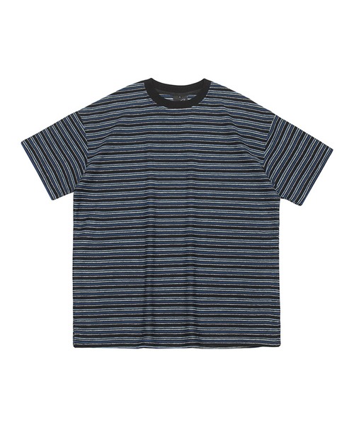 GENXDER(ノンジェンダー)の「【GENXDER】ルーズストライプTシャツ (SS)(Tシャツ/カットソー・メンズ・ブラック/ホワイト/ブルー・MEDIUM/LARGE/X-LARGE)」の14枚目の写真
