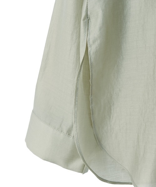 marjour（マージュール）の「SHEER SHIRTS（シャツ/ブラウス・レディース・オフホワイト/カーキ・M）」の17枚目の写真