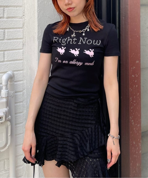 tシャツ 「追加」ピクセルバニーロゴT レディース tシャツ ピクセルバニーロゴT レディース : ZOZOTOWN Yahoo!店