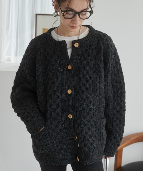 ADERERROR ケーブルニットカーディガン ADERERROR ケーブルニットカーディガン