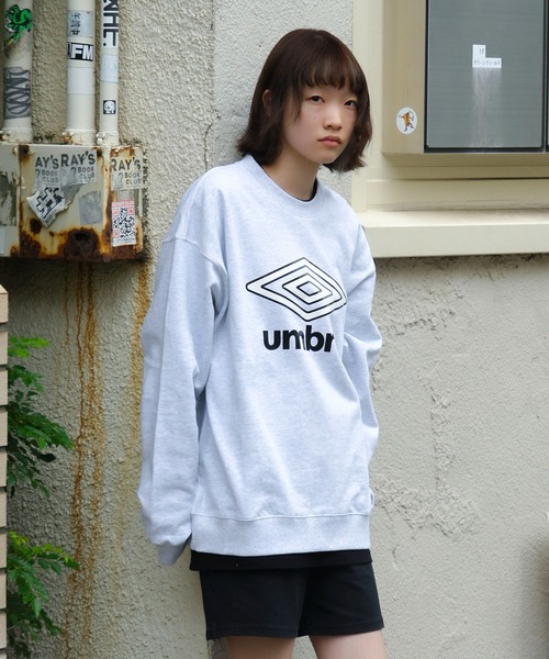 UMBRO/アンブロ】裏毛ブランドロゴスウェットトレーナー（スウェット