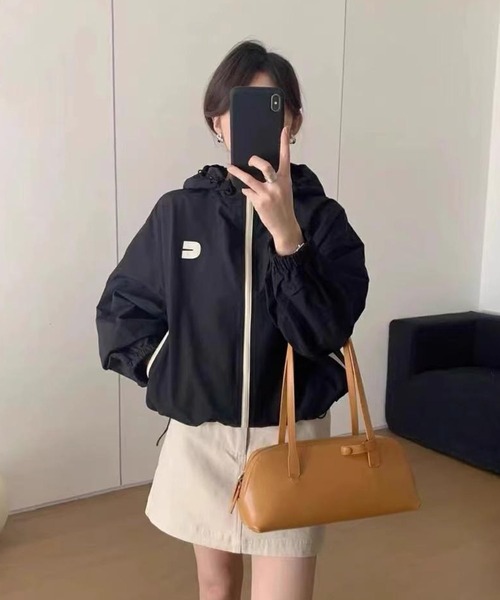 【90s】ポロバイラルフローレン　アノラックパーカー　ドローコード　ベージュ　M POLO RALPH LAUREN(ポロラルフローレン) 90's Logo cotton