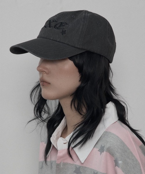 SETUP-EXE★韓国★人気★★EXE★ LOGO BALL CAP 2色 SETUP‐EXE】STUDDED LOGO BALL CAP / 【セットアップエグゼ