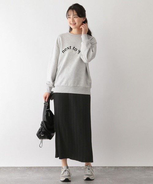 GLOBAL WORK Smile Seed Store(グローバルワーク スマイルシードストア)の「Iラインプリーツスカート/161583(スカート・レディース・チャコール/グレー系その他/グリーン/ブラック/ライトブラウン/グレー系その他2・FREE)」の7枚目の写真