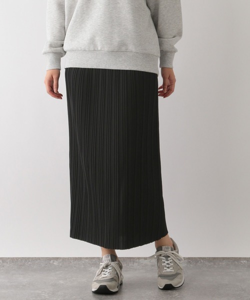 GLOBAL WORK Smile Seed Store(グローバルワーク スマイルシードストア)の「Iラインプリーツスカート/161583(スカート・レディース・チャコール/グレー系その他/グリーン/ブラック/ライトブラウン/グレー系その他2・FREE)」の10枚目の写真