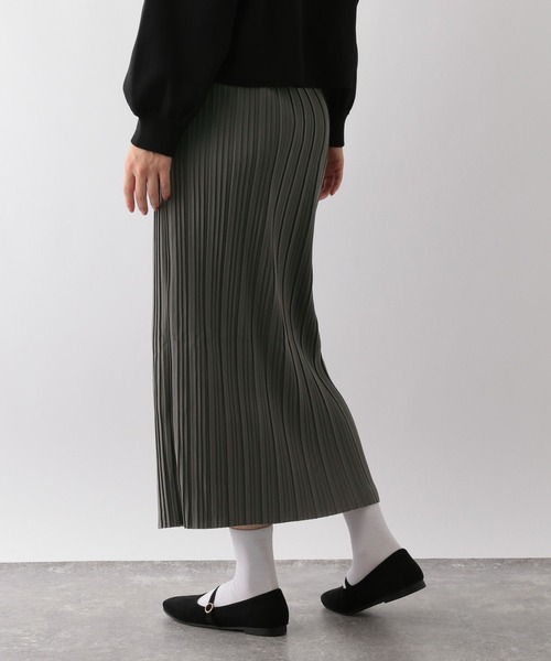 GLOBAL WORK Smile Seed Store(グローバルワーク スマイルシードストア)の「Iラインプリーツスカート/161583(スカート・レディース・チャコール/グレー系その他/グリーン/ブラック/ライトブラウン/グレー系その他2・FREE)」の19枚目の写真