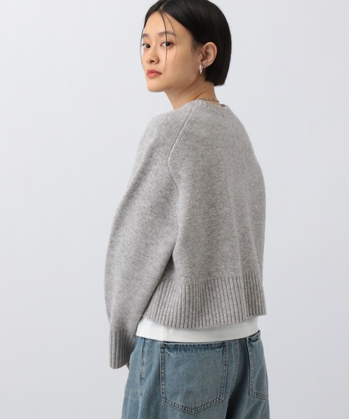 A part by（アパートバイ）の「カシミヤコンショートプルオーバー