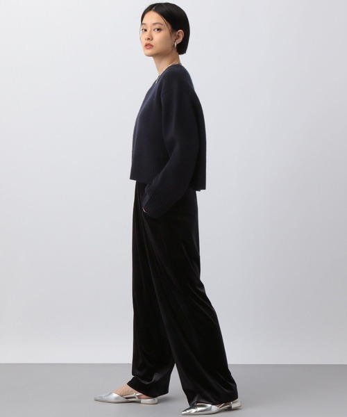 A part by（アパートバイ）の「カシミヤコンショートプルオーバーニット（ニット/セーター・レディース・アイボリー/ネイビー/オレンジ/ライトグレー・FREE）」の22枚目の写真