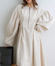 【NOAHL】起毛ツイル2wayタックワンピース