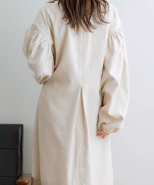 NOAHL（ノアル）の「【NOAHL】起毛ツイル2wayタックワンピース（ワンピース・レディース・グレイッシュベージュ/ピンク/ベージュ/ミント/チャコール・M/L）」の8枚目の写真