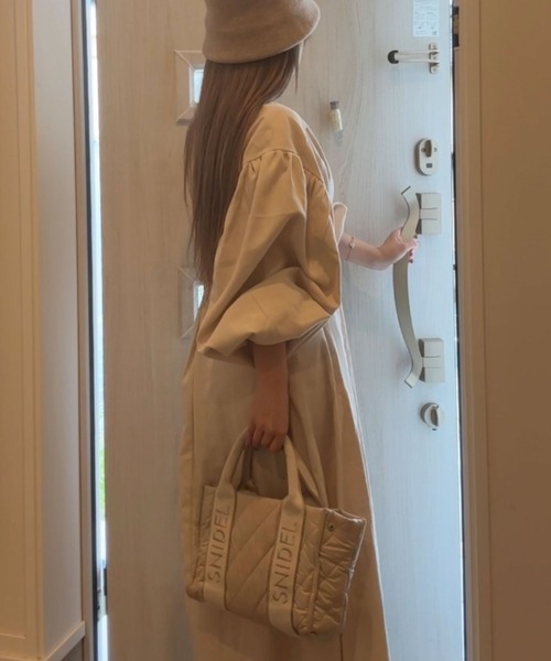 NOAHL（ノアル）の「【NOAHL】起毛ツイル2wayタックワンピース（ワンピース・レディース・グレイッシュベージュ/ピンク/ベージュ/ミント/チャコール・M/L）」の21枚目の写真