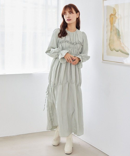 美品☆Myshawty マイシャウティー ワンピース オケージョン ドレス F マイシャウティー Myshawty オケージョンドレス ロング