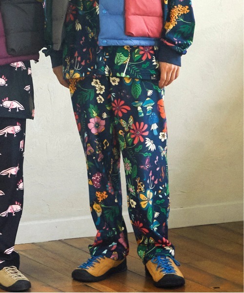 go slow caravan（ゴースローキャラバン）の「寝るまで気持ちいい総柄スムースパンツ（その他パンツ・メンズ・ブラック/ネイビー・SMALL/MEDIUM/LARGE/X-LARGE）」の2枚目の写真