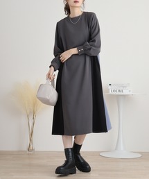 Anna Nicola 配色切替ワンピース