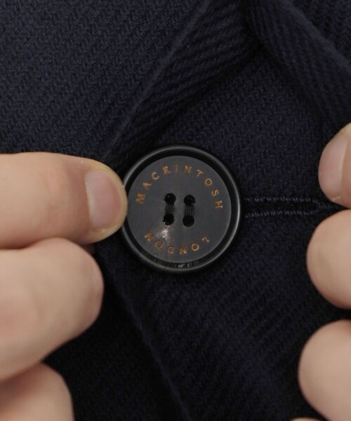 MACKINTOSH LONDON(マッキントッシュ ロンドン)の「【DUNFORD】【Loro Piana Fabric】ウールツイルステンカラーコート(ステンカラーコート・メンズ・ブラウン系その他/ダークネイビー・38/40/42/36)」の12枚目の写真