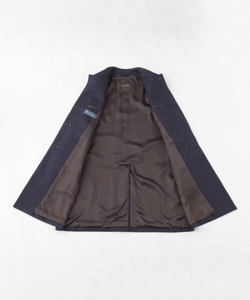 DUNFORD】【Loro Piana Fabric】ウールツイルステンカラーコート
